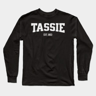 Tassie, Tasmania Australia Long Sleeve T-Shirt